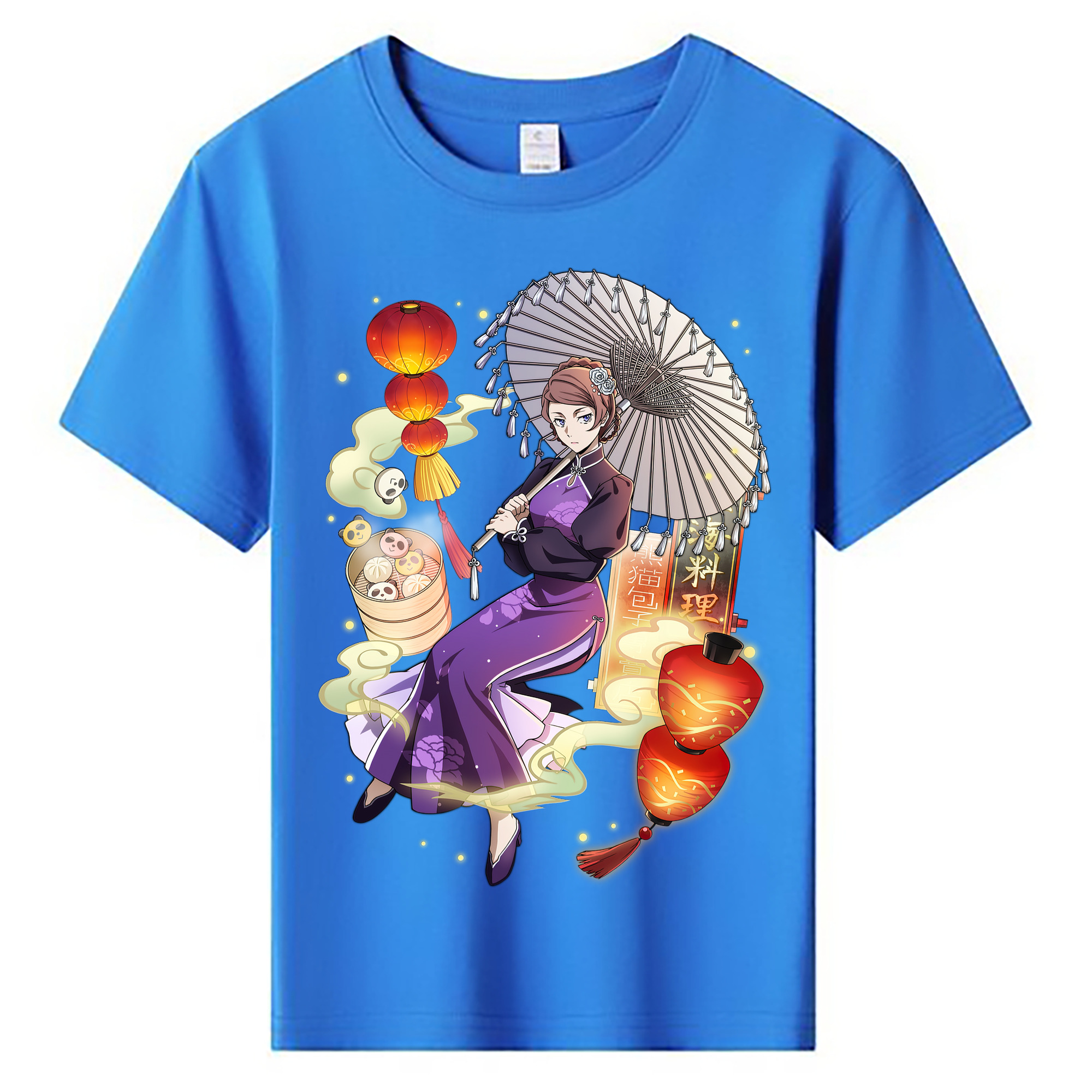 （画像用） 文豪ストレイドッグス Bungo Stray Dogs 綿100％キッズTシャツ（フロントプリント）